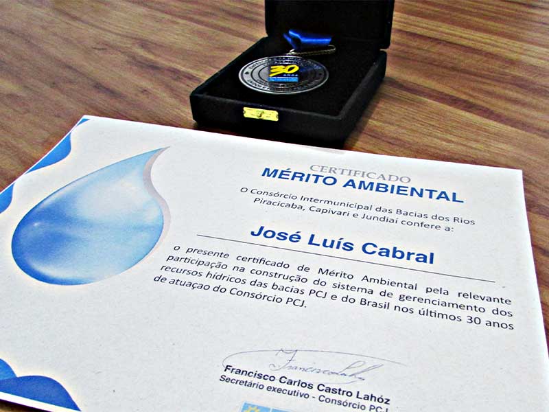 Capivari recebe certificado de “Mérito Ambiental” do PCJ - Jornal O Semanário